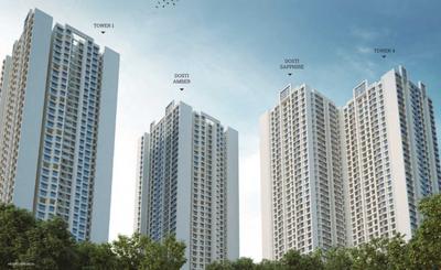 Project Image of 0.0 - 553.0 Sq.ft 2 BHK Apartment for buy in Dosti Planet North