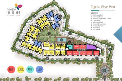 Project Image of 503.0 - 1670.98 Sq.ft 1 BHK Apartment for buy in Samanvay The New Door