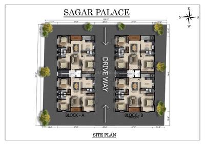 Project Image of 0.0 - 1112.0 Sq.ft 3 BHK Apartment for buy in Sagar Palace
