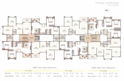 Project Image of 630.0 - 870.0 Sq.ft 2 BHK Apartment for buy in Pacific Prabhu Sparsh