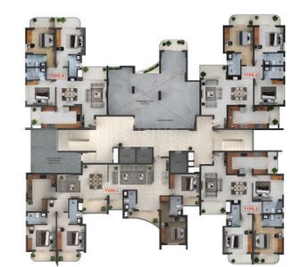 Project Image of 1228.0 - 3023.0 Sq.ft 2 BHK Apartment for buy in ABAD Lakeview Heights