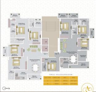 Project Image of 2193.0 - 2643.0 Sq.ft 4 BHK Apartment for buy in Ambika Shrine