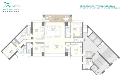 Project Image of 1464.22 - 7250.0 Sq.ft 3 BHK Apartment for buy in 25 South