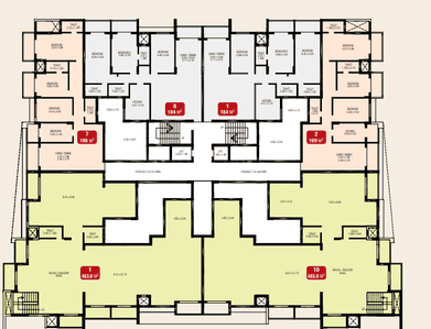 Project Image of 1334.72 - 2411.12 Sq.ft 2 BHK Apartment for buy in Tridentia Panache 