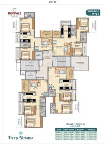 Project Image of 381.9 - 643.9 Sq.ft 1 BHK Apartment for buy in Deep Nirvana