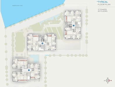 Project Image of 1480.04 - 3433.04 Sq.ft 3 BHK Apartment for buy in Sangini Lakeville