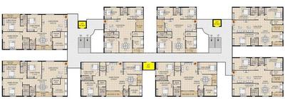 Project Image of 1380.0 - 2070.0 Sq.ft 3 BHK Apartment for buy in Koven Surya Towers