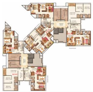Project Image of 638.3 - 981.67 Sq.ft 2 BHK Apartment for buy in Kumar Palmspring Towers