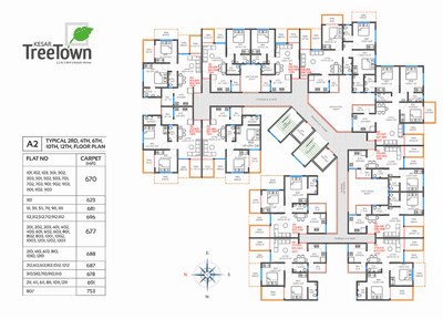Project Image of 482.0 - 935.0 Sq.ft 1 BHK Apartment for buy in Kesar Treetown Phase 2