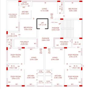 Project Image of 532.71 - 604.93 Sq.ft 1.5 BHK Apartment for buy in Vidhi Mukt Megh Heights