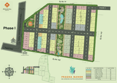 Project Image of 599.55 - 2499.38 Sq.ft Residential Plot Plot for buy in Pragna Manor