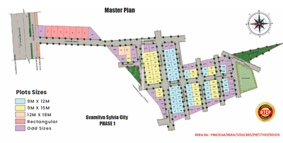 Project Image of 1200.0 - 1500.0 Sq.ft Residential Plot Plot for buy in Svamitva Sylvia City I