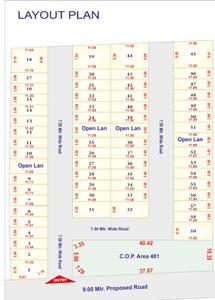 Radhe Krishna Residency Layout Plan 1