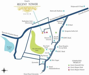Project Image of 0.0 - 2350.0 Sq.ft 3.5 BHK Apartment for buy in Geras Regent Tower