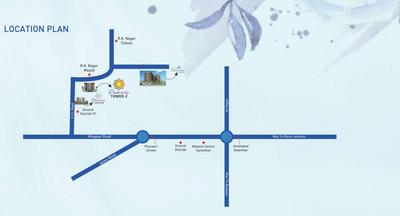 Project Image of 901.0 - 1264.0 Sq.ft 2 BHK Apartment for buy in Peace Tower 2