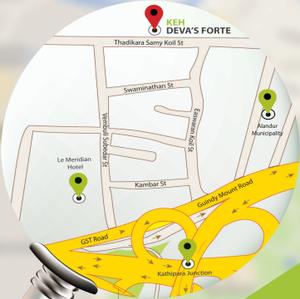 Project Image of 639.0 - 807.0 Sq.ft 2 BHK Apartment for buy in KEH Devas Forte