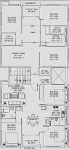 Project Image of 0.0 - 1480.0 Sq.ft 3 BHK Apartment for buy in Gananayak Shanti Dhara Coopeartive Society