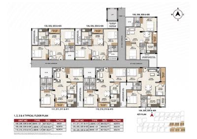 Project Image of 807.0 - 984.0 Sq.ft 2 BHK Apartment for buy in DAC Millennium