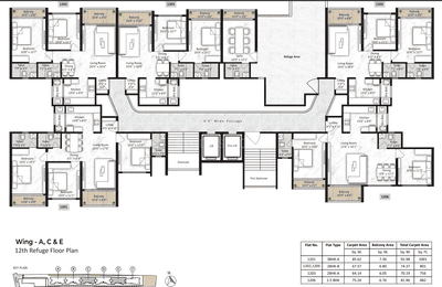 Project Image of 756.0 - 1041.0 Sq.ft 2 BHK Apartment for buy in Saheel Itrend Vesta