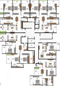 Project Image of 1705 Sq.ft 3 BHK Apartment / Flat for sale in Kodailbail for Rs. 12800000