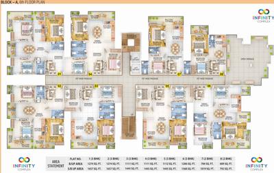 Project Image of 792.0 - 1657.0 Sq.ft 2 BHK Apartment for buy in Vastitude Infinity Complex