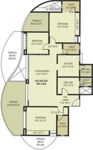 Project Image of 2019.0 - 5047.0 Sq.ft 3 BHK Apartment for buy in Guardian The Palladium