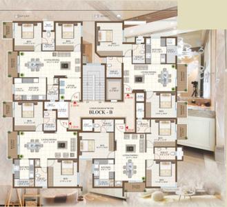 Project Image of 1073.0 - 1440.0 Sq.ft 2 BHK Apartment for buy in ABD Pinaki Paradise
