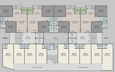 Project Image of 327.12 - 552.4 Sq.ft 2 BHK Apartment for buy in Shree Govardhan Heights