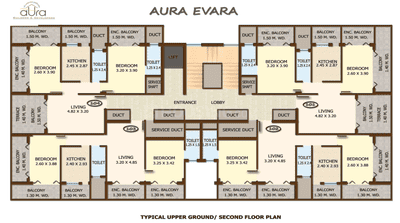 Project Image of 1141.0 - 2045.0 Sq.ft 2 BHK Apartment for buy in Aura Evara