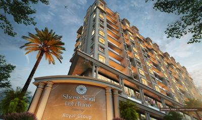 Project Image of 0.0 - 888.0 Sq.ft 3 BHK Apartment for buy in Shree Saai Fortune