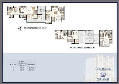 Project Image of 427.0 - 463.0 Sq.ft 1 BHK Apartment for buy in Nexus Ratan Heritage