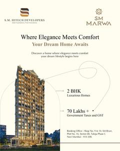 Project Image of 509.99 - 519.9 Sq.ft 2 BHK Apartment for buy in Taj SM Marwa