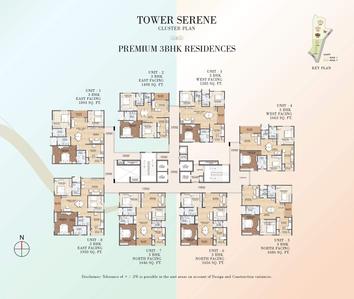 Project Image of 1890 Sq.ft 3 BHK Apartment / Flat for sale in Serilingampally for Rs. 21800000
