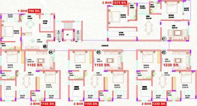 Project Image of 790.0 - 1275.0 Sq.ft 1 BHK Apartment for buy in SSVR Iris