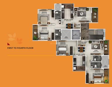 Project Image of 715.0 - 831.0 Sq.ft 1 BHK Apartment for buy in Shivshakti OM Residency