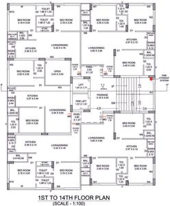Project Image of 553.7 - 682.86 Sq.ft 2 BHK Apartment for buy in Atulyam Aangan 2