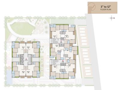 Project Image of 2205.0 - 2403.0 Sq.ft 3 BHK Apartment for buy in Kesari Hilltown Lavish