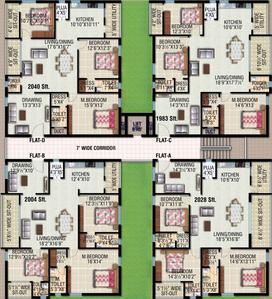 Project Image of 1133.0 - 2040.0 Sq.ft 2 BHK Apartment for buy in Sahiti Suryadev Urban Ville