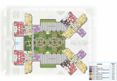 Project Image of 1750.0 - 2861.0 Sq.ft 3 BHK Apartment for buy in Prestige Ocean Pearl