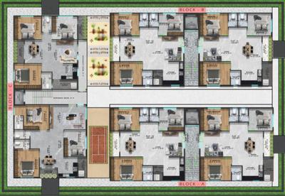 Project Image of 1520.0 - 1540.0 Sq.ft 3 BHK Apartment for buy in Nirvana Cross Town