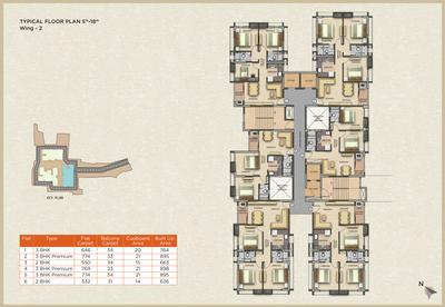 Project Image of 635.0 - 899.0 Sq.ft 2 BHK Apartment for buy in Signum Sampurna Phase 2