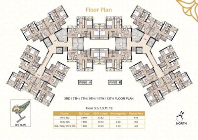 Project Image of 358.33 - 579.31 Sq.ft 1 BHK Apartment for buy in Mariyam Heritage