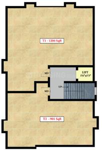 Project Image of 901.0 - 1206.0 Sq.ft 2 BHK Apartment for buy in ATH Royal Topaz