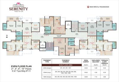 Project Image of 1160 Sq.ft 2 BHK Apartment / Flat for sale in Wakad for Rs. 10600000
