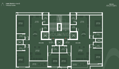 Project Image of 1162.5 - 1669.91 Sq.ft 3 BHK Apartment for buy in K3 Orium Antaara