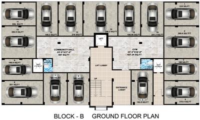 Project Image of 813.0 - 1328.0 Sq.ft 2 BHK Apartment for buy in SK Royal Saroj Apartment