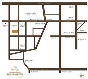 P P Pradhyuman Platina Location Plan 1