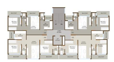 Project Image of 0.0 - 710.0 Sq.ft 1 BHK Apartment for buy in Veer Alpha