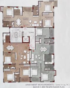 Project Image of 1205.0 - 1323.0 Sq.ft 3 BHK Apartment for buy in Supreme Square