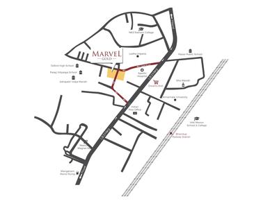 Town Swaroop Marvel Gold Location Plan 1